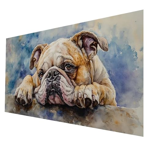 Diamond Painting kinder Hund Diamond Painting 30 x 60CM, DIY Crystal art Cross Stickerei Basteln Erwachsene Tier, 5D Diamant Malen Nach Zahlen Erwachsene, Home Wanddekor, Geschenke für Frauen JXL-5172 von JXLEULIN