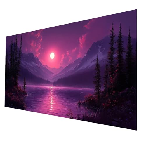 Diamond Painting kinder Mond Diamond Painting 35x70 cm, DIY Crystal art Cross Stickerei Basteln Erwachsene Berg, 5D Diamant Malen Nach Zahlen Erwachsene, Home Wanddekor, Geschenke für Frauen JXL-5633 von JXLEULIN