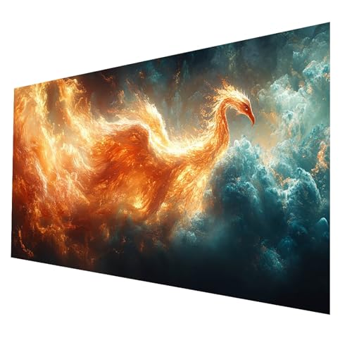 Diamond Painting kinder Phönix Diamond Painting 35 x 70CM, DIY Crystal art Cross Stickerei Basteln Erwachsene Abstrakt, 5D Diamant Malen Nach Zahlen Erwachsene, Geschenke für Frauen Wanddekor JXL-4613 von JXLEULIN