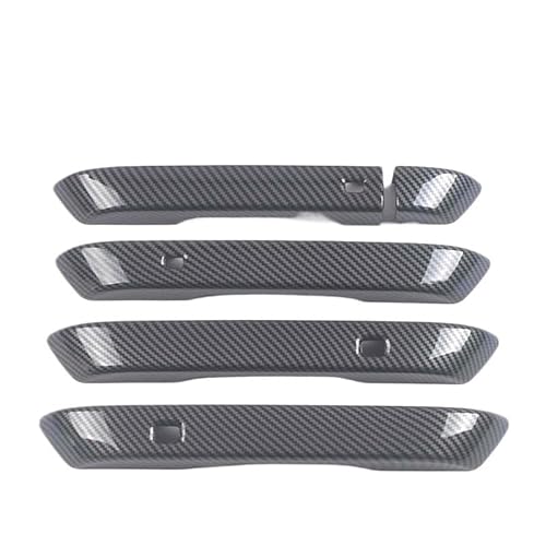Auto-Außentürgriff Autotürgriff-Schalenabdeckung ABS-Aufkleber Kratzfeste Zierleiste Zubehör Dekoration Außenteile / Passend for Kia Carnival KA4 2022 Auto Außentürgriff Fahrertür(Door handle carbon) von JXMFKBB