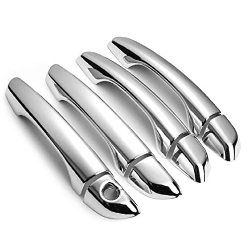 Auto-Außentürgriff Chrom-Kohlefaser-Autotürgriffabdeckung, Zieraufkleber, Auto-Styling-Zubehör, Overlay / Passend for Hyundai I30 2017 2018 2019 2020 Auto Außentürgriff Fahrertür(Silver no button) Auto-Außentürgriff Chrom-Kohlefaser-Autotürgriffabdeckung, Zieraufkleber, Auto-Styling-Zubehör, Overlay / Passend for Hyundai I30 2017 2018 2019 2020 Auto Außentürgriff Fahrertür(Silver no button) von JXMFKBB