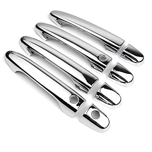 Auto-Außentürgriff Türgriffblenden in glänzendem Schwarzchrom for Autos, Dekorleisten, Styling-Zubehör, passend for Civic 2012 2013 2014 2015 2016 Auto Außentürgriff Fahrertür(Silver 2 buttons) Auto-Außentürgriff Türgriffblenden in glänzendem Schwarzchrom for Autos, Dekorleisten, Styling-Zubehör, passend for Civic 2012 2013 2014 2015 2016 Auto Außentürgriff Fahrertür(Silver 2 buttons) von JXMFKBB