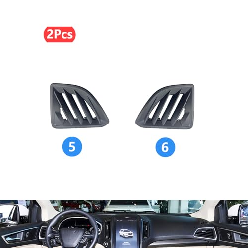 Entlüftungslamellen / -flügel Klimaanlage Outlet Dashboard Vent abtauung Düse/Fit for Ford EDGE 2015 2016 2017 2018 ET4BR045G51 EM2B19C696 Entlüftungsgitter(Small 2pcs) von JXMFKBB