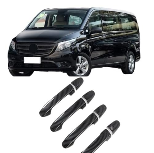 shunvcw Auto-Außentürgriff/Passend for Mercedes Benz Vito V-Klasse V250 W447 2014-2020, Türgriffabdeckung und Schaleneinsatz aus Kohlefaser, Auto-Styling-Zubehör Auto Außentürgriff Fahrertür(VITO) shunvcw Auto-Außentürgriff/Passend for Mercedes Benz Vito V-Klasse V250 W447 2014-2020, Türgriffabdeckung und Schaleneinsatz aus Kohlefaser, Auto-Styling-Zubehör Auto Außentürgriff Fahrertür(VITO) von JXMFKBB