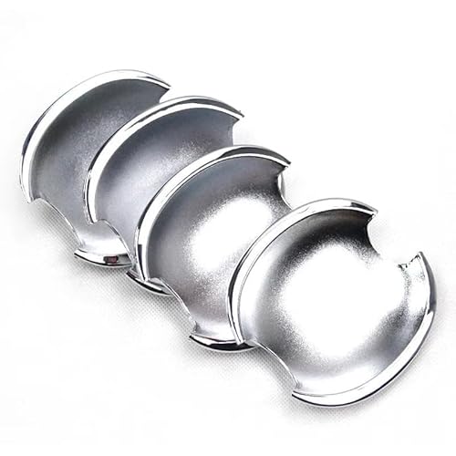 shunvcw Auto-Außentürgriff ABS Chrom Auto Seitentürgriff Abdeckung Cup Bowl Trim Aufkleber/Fit for Polo 2010 2011 2012 2013 2014 2015 2016 2017 Auto Außentürgriff Fahrertür(Bowl) von JXMFKBB