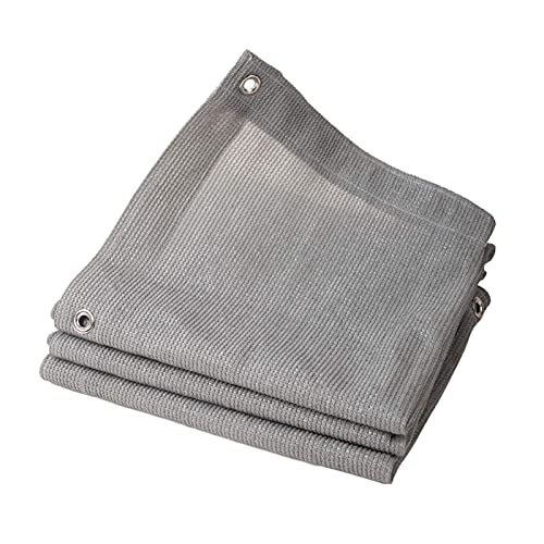 JXQ DLLY Graues Schattiernetz, Sonnensegel, Netz Gewebe, Pflanzen- / Auto-Schattennetz Im Freien, Wasserdurchlässige Plane, Winddichtes, Anti-Uv Schatten Tuch (Size : 2x3m(7 * 10ft)) von JXQ