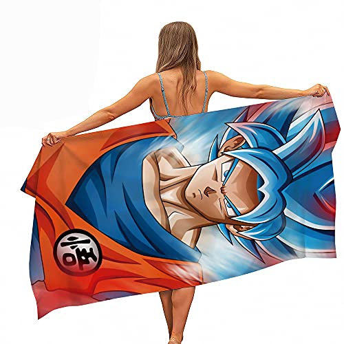 Ball Z - Beach Towel,Strandtuch Microfaser,Anime Strandtücher,Kinder Jungen Handtuch Badetuch,Jugend Erwachsene Stranddecke Schwimmen (A06,70x150cm) von JXSMYT