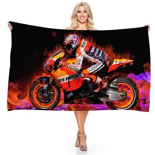 JXSMYT Motorrad Duschtuch Badetuch Handtuch Strandtuch 70 X 140cm,Motocross Motorcycles Badetuch Für Erwachsene, Mikrofaser Handtuch (1,100x200cm) von JXSMYT