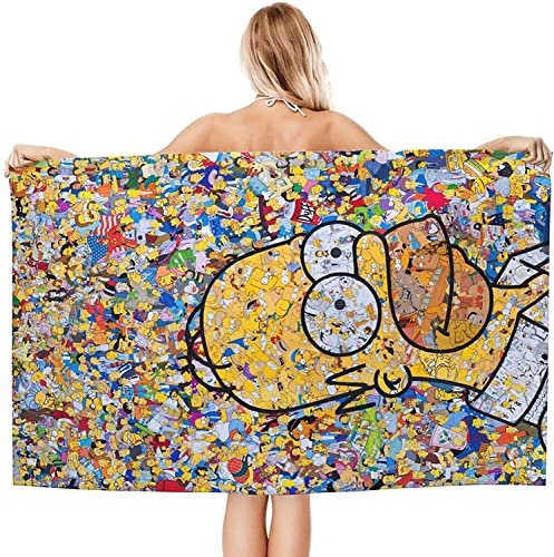 Strandtuch Kinder Mädchen Jungen Sonne,The Sio/ns Strandtuch, Mikrofaser-Strandtuch 70 X 140 cm, Strand Und Pool (A01,100x180cm) von JXSMYT