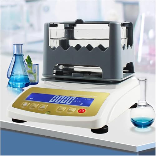 Digital Electronic Precious Metall Gold Purity Analyzer Messdichte Tester Karat -Detektor mit 1200 g Maximalgewicht 0,0001g/cm³ Dichteauflösung,MDJ-1200K-WithoutPrinter Digital Electronic Precious Metall Gold Purity Analyzer Messdichte Tester Karat -Detektor mit 1200 g Maximalgewicht 0,0001g/cm³ Dichteauflösung,MDJ-1200K-WithoutPrinter von JXUANMM