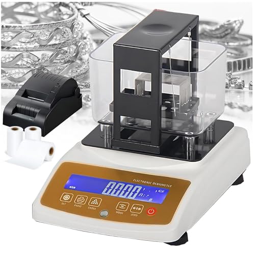 Goldreinheitsdetektor, Gold-K-Wert-Tester, Gold- und Silberdichtemessgerät, Schmuckwerkzeuge und -zubehör, Edelmetallprüfgerät, Edelmetallanalysator,XF-320K-WithPrinter von JXUANMM