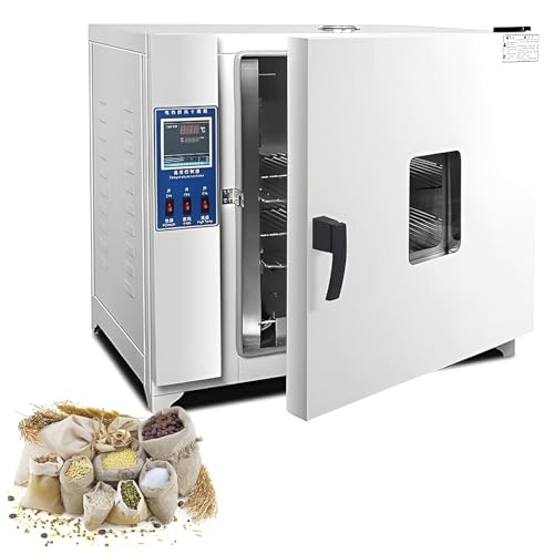 Labor-Trockenofen, Labor-Umluft-Konvektionstrocknungsofen, elektrischer Heizofen mit konstanter Temperatur, Laborofen für Präzisionstrocknung,White-16L-600W Labor-Trockenofen, Labor-Umluft-Konvektionstrocknungsofen, elektrischer Heizofen mit konstanter Temperatur, Laborofen für Präzisionstrocknung,White-16L-600W von JXUANMM