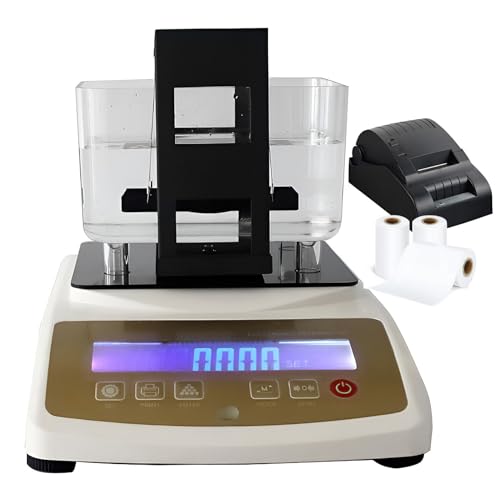Testeur de pureté d'or électronique numérique, détecteur de teneur en or, testeur de valeur K de l'or, densimètre d'or et d'argent, résolution 0,001g/cm³,XF-120K-WithPrinter Testeur de pureté d'or électronique numérique, détecteur de teneur en or, testeur de valeur K de l'or, densimètre d'or et d'argent, résolution 0,001g/cm³,XF-120K-WithPrinter von JXUANMM
