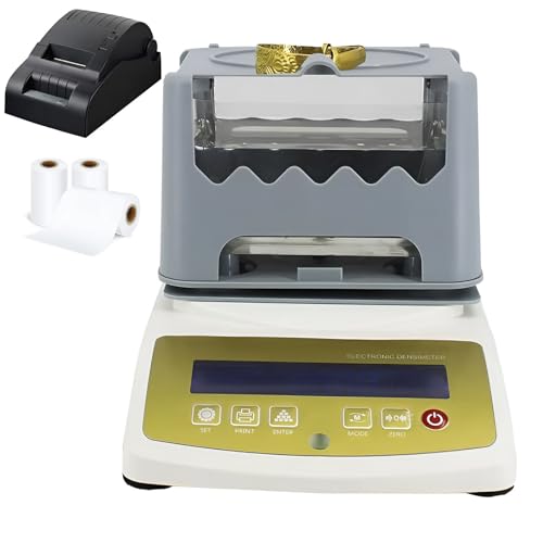 Testeur de pureté d'or électronique numérique, détecteur de teneur en or, testeur de valeur K de l'or, densimètre d'or et d'argent, résolution 0,001g/cm³,XF-600K-WithPrinter Testeur de pureté d'or électronique numérique, détecteur de teneur en or, testeur de valeur K de l'or, densimètre d'or et d'argent, résolution 0,001g/cm³,XF-600K-WithPrinter von JXUANMM
