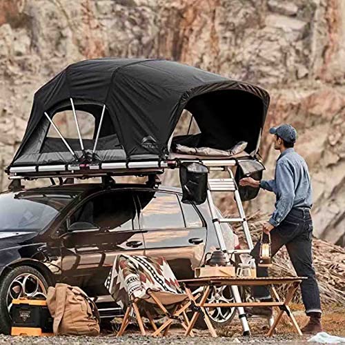 Auto-Klappdachzelt, SUV, Auto, Pickup, LKW, Outdoor-Campingzelt mit Schrumpfleiter aus Aluminiumlegierung von JXUFGYES