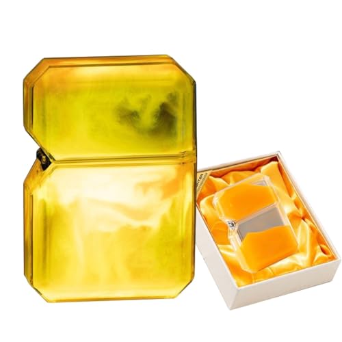 Leuchtendes Treibsandfeuerzeug, winddichte Jetflamme, winddicht, wiederaufladbar, Butan, tragbar, geeignet als Geschenk for Freund und Freundin(D) von JXUFGYES