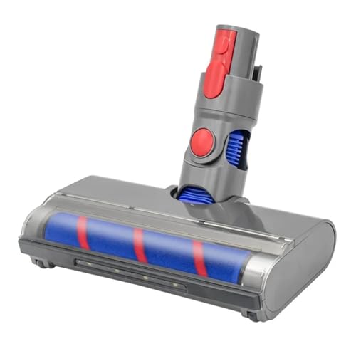1Set Teile Zubehör Staubsauger Teile Weiche Rollenkopf Bodenbürste Aufsätze, Kompatibel For Dyson,V7 V8 V10 V11 V15 von JXWPOCGH