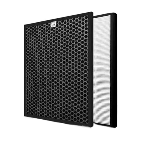 FZ-F30HFE FZ-F30DFE Luftreiniger Ersatz Hepa-Filter Carbon Filter, Kompatibel For Sharp,FZ-F30HFE FP-F30 FP-F30TA FP-J30TA(2pcs) von JXWPOCGH
