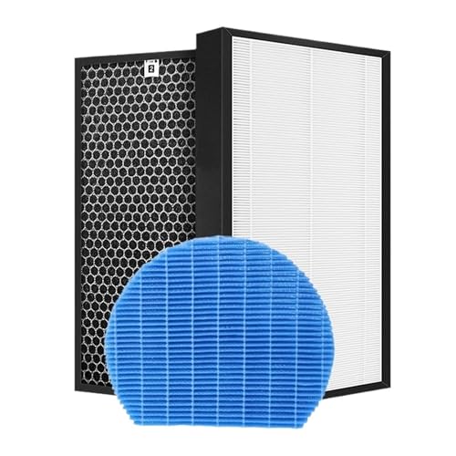 Kompatibel For Sharp, KC-D40E-W KC-D40E KC-E50 KC-D50 KC-F50 FZ-D40HFE FZ-D50HFE FZ-A60MFE Luftreiniger, Aktivkohlefilter Zur Befeuchtung(3pcs) von JXWPOCGH
