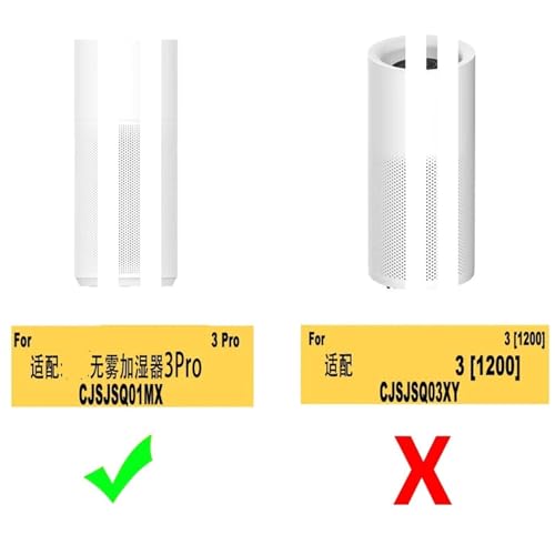 Luftbefeuchterfilter CJSJSQ01MX, Kompatibel Mit XIAOMI, Kompatibel Mit MIJIA, 3 Pro Mist Free Humidifier 3 Pro Filterzubehör Ersatzteile von JXWPOCGH