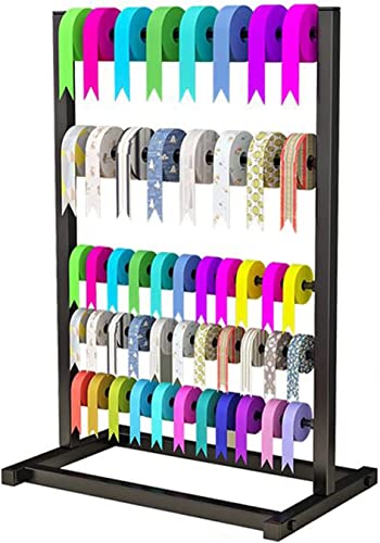 Craft Room Organizer Display-Ständer Bandrollen-Aufbewahrungshalter-Ständer-Rack, Metall Commercial Florist Blumen Verpackungsbänder Organizer für Craft Room, 5-stufiges Tisch-Display-Rack (Farbe: B Craft Room Organizer Display-Ständer Bandrollen-Aufbewahrungshalter-Ständer-Rack, Metall Commercial Florist Blumen Verpackungsbänder Organizer für Craft Room, 5-stufiges Tisch-Display-Rack (Farbe: B von JXYQ