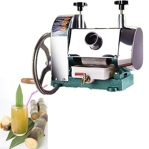 JXYQ Manuelle Zuckerrohrsaftmaschine, Zuckerrohr-Entsafter aus Edelstahl, kommerzieller Zuckerrohr-Pressextraktor mit Handrad für effizientes Entsaften JXYQ Manuelle Zuckerrohrsaftmaschine, Zuckerrohr-Entsafter aus Edelstahl, kommerzieller Zuckerrohr-Pressextraktor mit Handrad für effizientes Entsaften von JXYQ