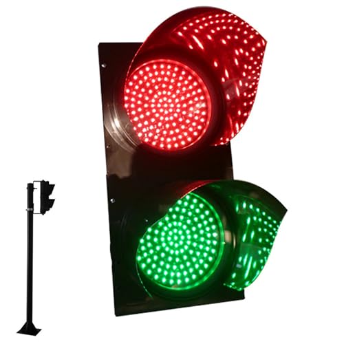 JXYQZD Ampel, Ф200 Mm/8 Zoll Verkehrs Stopplicht-Kontrollleuchte, für Garagen im Freien, Kai-Baustellen (Color : Remote Control, Size : 220V) von JXYQZD