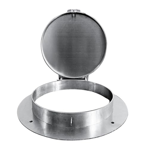 JXYQZD Edelstahl-Schachtdeckel Mit Schloss, Runder Eingelassener Kanaldeckel Mit Sockel, Für Terrasse, Garten, Garage, Autobahn(800mm) von JXYQZD