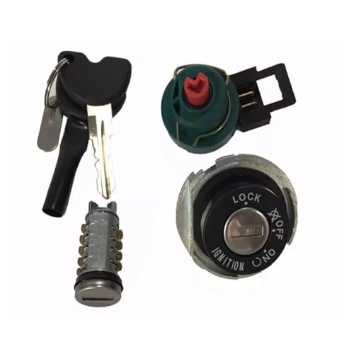 JXZDH Zündschloss for Piaggio for Zip 50 for Rai Hauptschalter Giler 573512 298581 Rollerzubehör 50ccm 2-Takt oder 4-Takt Rollerschloss-Set Kit Motorrad-Zündrohr von JXZDH
