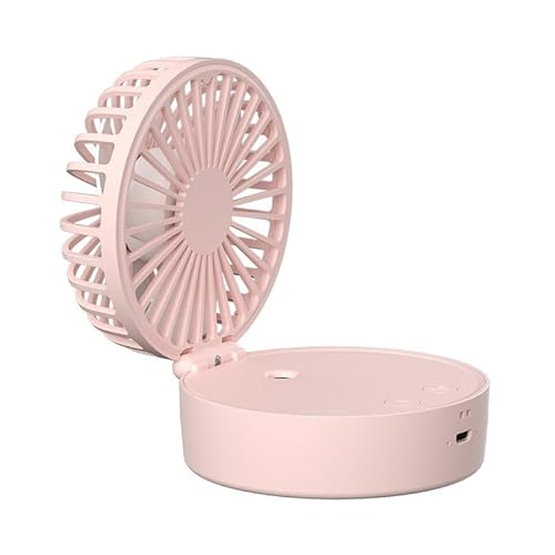 JXpxbao Handventilatoren Mini-Ventilator zum Umhängen (rosa) von JXpxbao