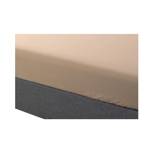 Spannbettlaken Grau - Öko Tex Bettbezug, Mikrofaserlaken Bettlaken Anthrazit 25cm Tiefe Taschen, (Kamel,120 * 200) von JXpxbao