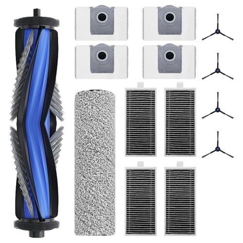 14 Stück Zubehörset für ECOVACS DEBOT X8 PRO Omni / X8 Omni Saugroboter,1 Hauptbürste,1 Mopp Reinigungswalze, 4 Filter, 4 Seitenbürsten, 4 Staubbeutel 14 Stück Zubehörset für ECOVACS DEBOT X8 PRO Omni / X8 Omni Saugroboter,1 Hauptbürste,1 Mopp Reinigungswalze, 4 Filter, 4 Seitenbürsten, 4 Staubbeutel von JYAILIFES