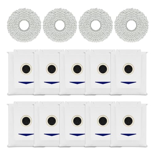14 Stück Zubehörset für ECOVACS DEEBOT T30 Omni / T30 PRO Omni, 4 Wischtücher,10 Staubbeutel 14 Stück Zubehörset für ECOVACS DEEBOT T30 Omni / T30 PRO Omni, 4 Wischtücher,10 Staubbeutel von JYAILIFES