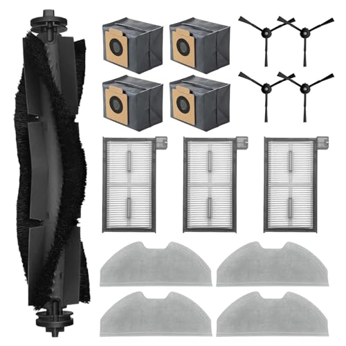 16 Stück X8 Pro Zubehörset für eufy X8 Pro Saugroboter,1 Hauptbürste, 4 Seitenbürsten, 3 HEPA-Filter,4 Wischtücher und 4 Staubbeutel,Ersatzteile Zubehör für eufy X8 Pro 16 Stück X8 Pro Zubehörset für eufy X8 Pro Saugroboter,1 Hauptbürste, 4 Seitenbürsten, 3 HEPA-Filter,4 Wischtücher und 4 Staubbeutel,Ersatzteile Zubehör für eufy X8 Pro von JYAILIFES