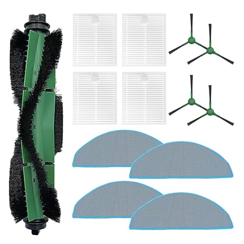 17 Stück Zubehörset für iRobot Roomba Combo Essential Y0110 / Y0112,1 Hauptbürste,4 Wischtücher,4 Filter, 4 Seitenbürsten 17 Stück Zubehörset für iRobot Roomba Combo Essential Y0110 / Y0112,1 Hauptbürste,4 Wischtücher,4 Filter, 4 Seitenbürsten von JYAILIFES