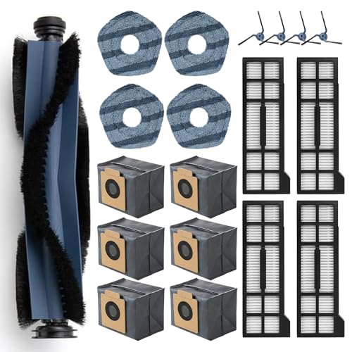 19 Stück X10 Pro Zubehörset für eufy X10 Pro Omni Saugroboter,1 Hauptbürste, 4 Seitenbürsten, 4 HEPA-Filter,4 Wischtücher und 6 Staubbeutel,Ersatzteile Zubehör für eufy X10 Pro Omni 19 Stück X10 Pro Zubehörset für eufy X10 Pro Omni Saugroboter,1 Hauptbürste, 4 Seitenbürsten, 4 HEPA-Filter,4 Wischtücher und 6 Staubbeutel,Ersatzteile Zubehör für eufy X10 Pro Omni von JYAILIFES