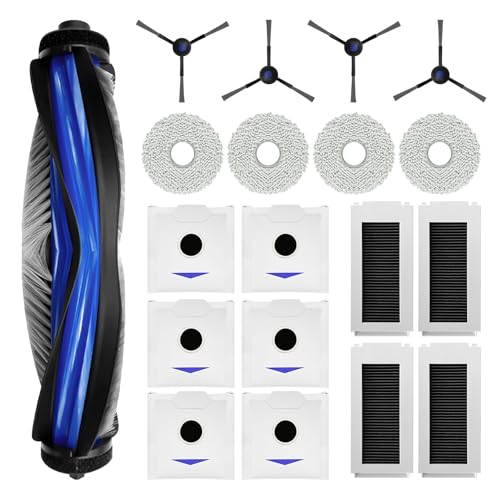 19 Stück Zubehörset für ECOVACS DEEBOT N30 PRO OMNI/N30 OMNI Saugroboter, 1 Hauptbürste, 4 Filter,4 Wischtücher, 4 Seitenbürsten, 6 Staubbeutel, Ersatzteile Saugroboter Zubehör 19 Stück Zubehörset für ECOVACS DEEBOT N30 PRO OMNI/N30 OMNI Saugroboter, 1 Hauptbürste, 4 Filter,4 Wischtücher, 4 Seitenbürsten, 6 Staubbeutel, Ersatzteile Saugroboter Zubehör von JYAILIFES