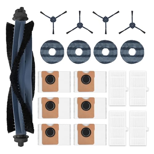 19 Stück Zubehörset für Eufy Omni C20 Saugroboter,1 Rollbürste, 4 Filter,4 Wischpads, 4 Seitenbürsten, 6 Staubbeutel 19 Stück Zubehörset für Eufy Omni C20 Saugroboter,1 Rollbürste, 4 Filter,4 Wischpads, 4 Seitenbürsten, 6 Staubbeutel von JYAILIFES