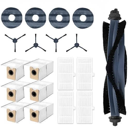 19 Stück Zubehörset für Omni C20 Saugroboter,1 Rollbürste, 4 Filter,4 Wischpads, 4 Seitenbürsten, 6 Staubbeutel 19 Stück Zubehörset für Omni C20 Saugroboter,1 Rollbürste, 4 Filter,4 Wischpads, 4 Seitenbürsten, 6 Staubbeutel von JYAILIFES