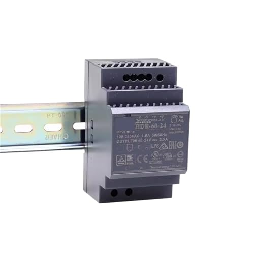 HDR-60 Series 60W Switching Power Supply 5V/12V/24V DC Guide Rail 15/48 Voltages Original Transformer for Electronics(HDR-60-48 48V) von JYARKKWAG