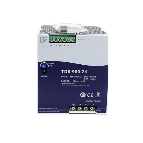 TDR-960 Switching power supply three-phase 380VAC to DC 24V/48V rail type 960W DRT TDR-960-24 TDR-960-48(TDR-960-48 48V) von JYARKKWAG