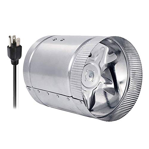 JYBNBBE Geräuscharmer Wandabluftventilator, hohe Effizienz und Energieeinsparung, mit geradem Zylinder, 25,4 cm (10 Zoll), Ausgang 250 mm. von JYBNBBE