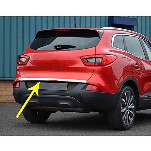 Edelstahl Chrom Heckklappendeckel Stylingleisten für Renault Kadjar 2016 2017 2018, Verchromte Heckleiste Heckblende Kofferraum, Kofferraumleiste Heckleiste Zierleiste Stylingleisten Blende von JYCCH