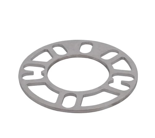 Auto Distanzscheiben 4 Stück 3/5/6/8/10 Mm Auto-Modifikation Universal Aluminium-Rad-Distanzstück-Adapter Unterlegscheiben Platte Auto-Modifikation Verbreitert Radnaben Felgenabstand(4 Pcs 3mm) von JYCNVKTP