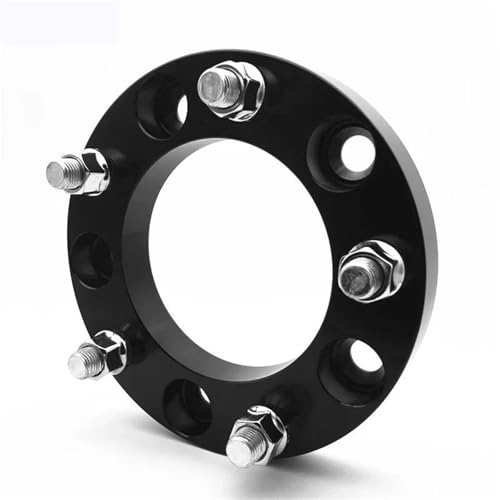 JYCNVKTP Auto Distanzscheiben Für Suzuki Für Jimny PCD 5X139,7 CB 108mm M12X1.25 Spurverbreiterungen Schwarz 1 Stück Aluminium Hub Adapter Radnaben Felgenabstand(1PC Black 25mm) von JYCNVKTP