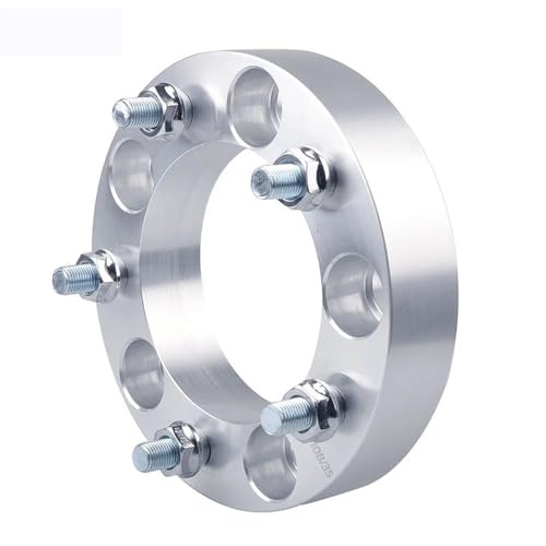 JYCNVKTP Auto Distanzscheiben Für Suzuki Für Jimny PCD 5X139,7 CB 108mm M12X1.25 Spurverbreiterungen Schwarz 1 Stück Aluminium Hub Adapter Radnaben Felgenabstand(1PC Silver 30mm) von JYCNVKTP