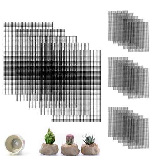 JYCONNECTS 20 Stück Gittermatten 20 x 30 cm – Feinmaschiges Drainage-Mesh für Blumentöpfe, Bonsai & Garten – Kunststoff Netzmatte zur Bodenabdeckung & Verhinderung von Erdeverlust JYCONNECTS 20 Stück Gittermatten 20 x 30 cm – Feinmaschiges Drainage-Mesh für Blumentöpfe, Bonsai & Garten – Kunststoff Netzmatte zur Bodenabdeckung & Verhinderung von Erdeverlust von JYCONNECTS