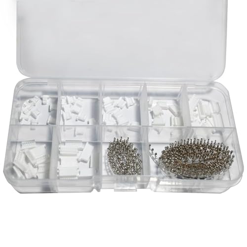 JYCONNECTS JST SH 1.0mm Stecker Kit, 2/3/4/5/6/7/8/9/10-poliger Männlicher Gehäuse Stecker mit 1.0mm Pitch von JYCONNECTS