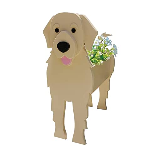 JYCRA Hunde-Pflanzgefäß, Blumentöpfe in Tierform, handgefertigt, Hundeblume, Pflanzgefäße in niedlicher Hundeform, Cartoon-Blumen-Pflanzgefäß von JYCRA