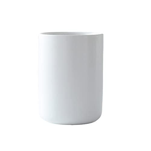 JYCRA Modisches Aufbewahrungsrohr für Besteck aus Keramik, Utensilienhalter für die Küchentheke, Mehrzweck-Essstäbchenhalter für die Arbeitsplatte in der Küche(Weiß (M)) von JYCRA